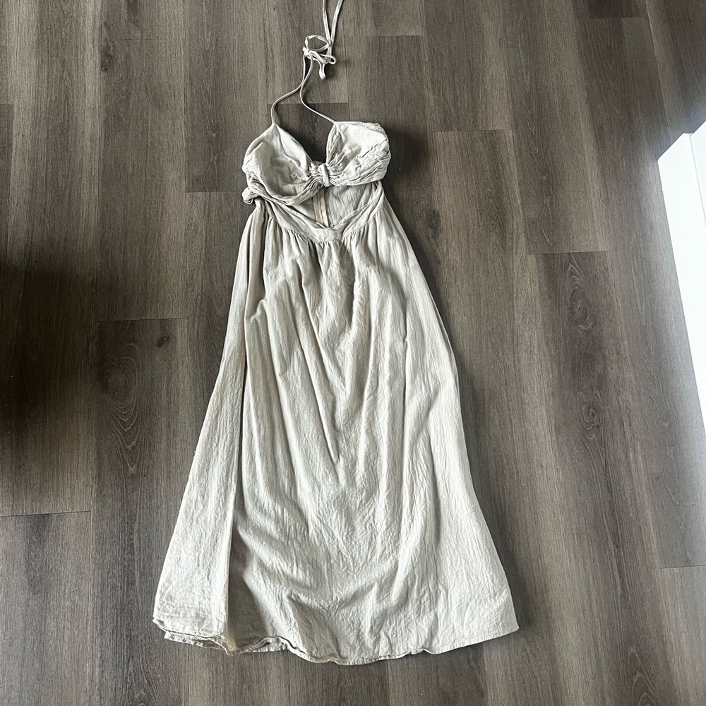Petal & Pup Cream Midi Dress